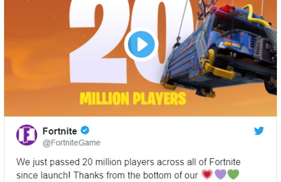 Fortnite Reached The User Base Of 200 Million Registered Users, Almost