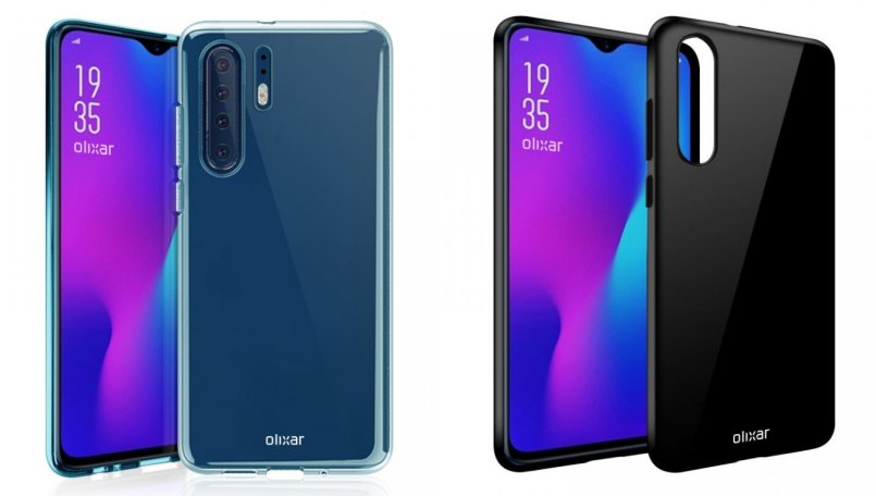 Huawei P30 Pro Case Renders Show Quad Camera Setup Stacked Vertically