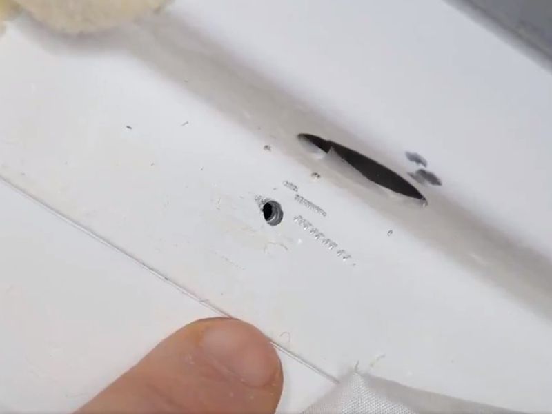 A Cosmonaut Thought That The Hole Was Drilled From The Inside Of The Station