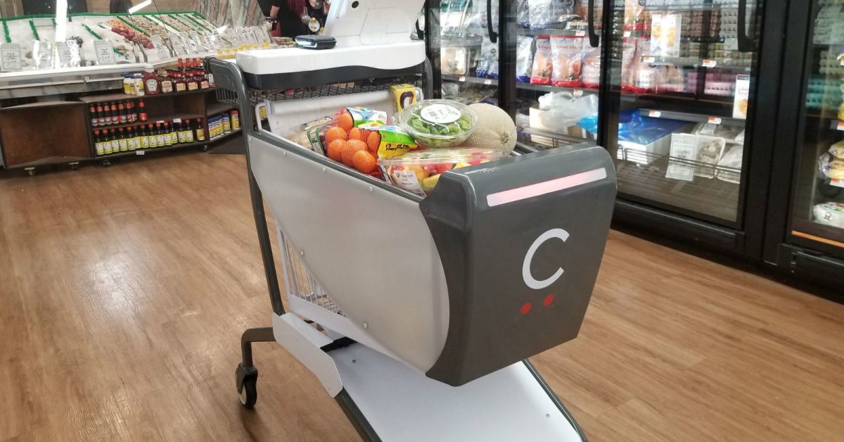 Smart Shopping Cart From Caper Makes Your Shopping Easier Than Ever