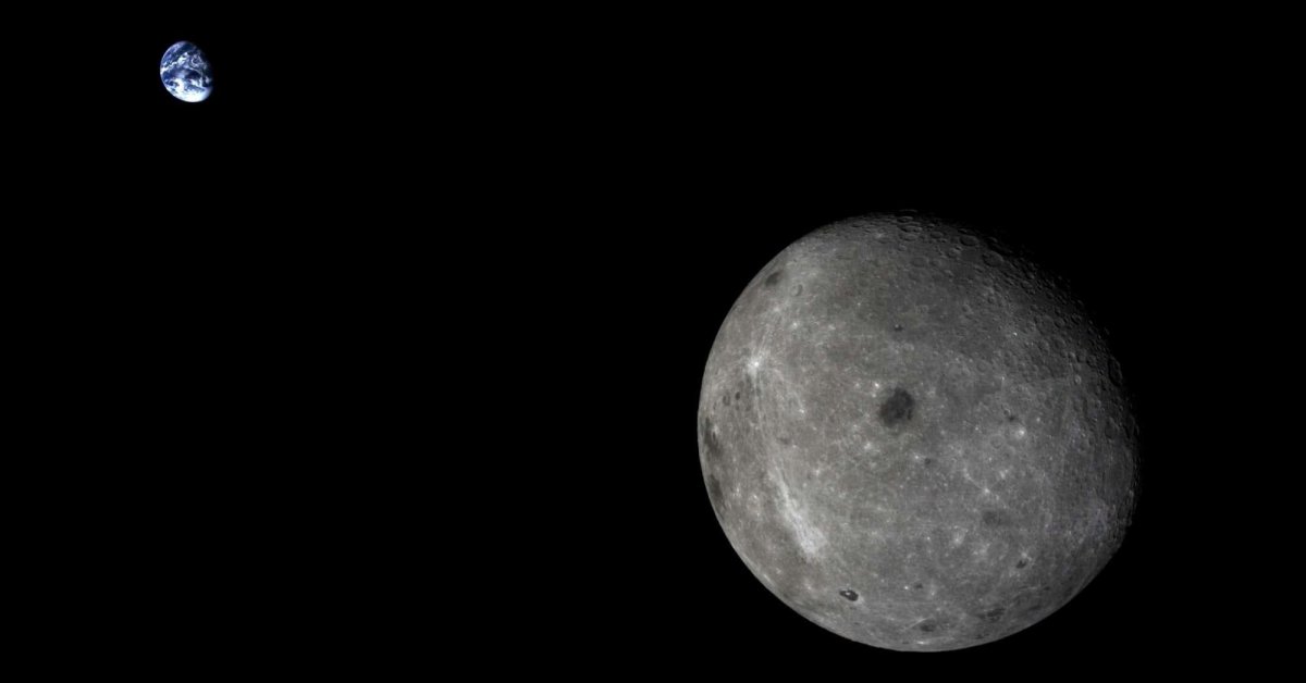 China's Satellite Captures The Moon And Earth From A New Angle