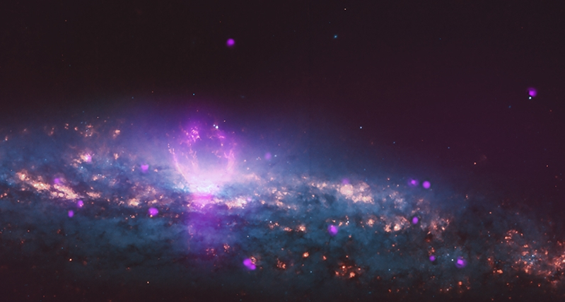 Check Out These Giant Pair Of Superbubbles In NASA's Photo