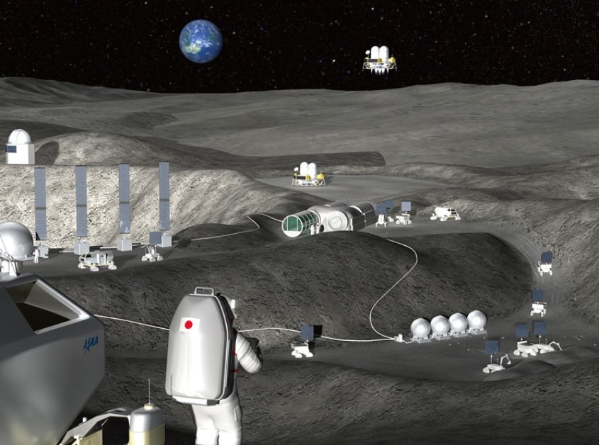 Japan Aims To Build A Moon Base By Autonomous Robots - MobyGeek.com