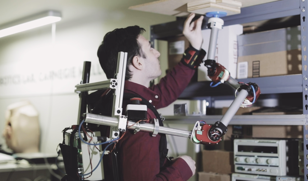 This Robot Arm Can Be Worn Like A Backpack