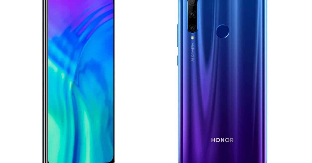 Honor 20 Lite Leaked Specifications & Renders Show Triple Rear Camera Setup
