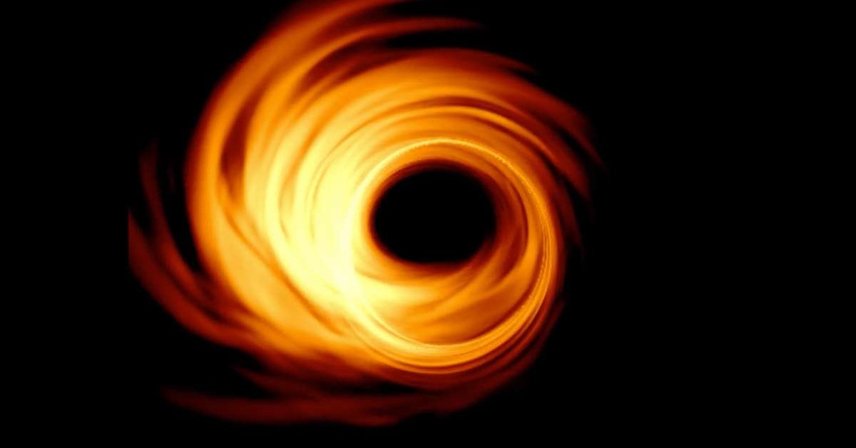 Why Does The First Black  Hole  Picture Have An Orange  Ring 