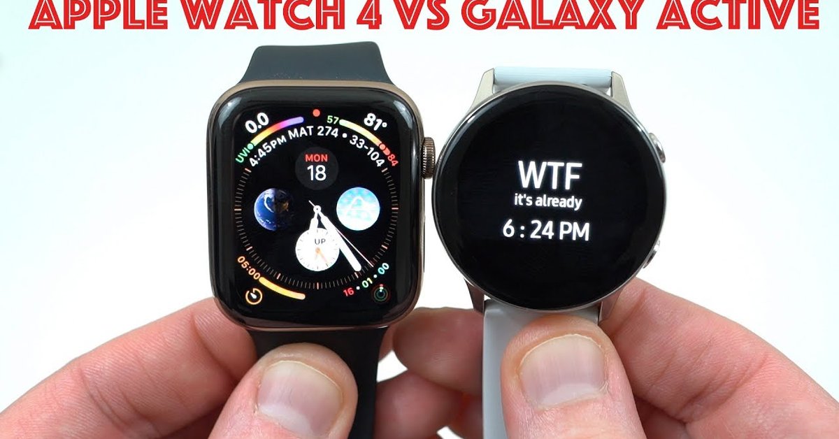 apple watch series 4 vs samsung watch