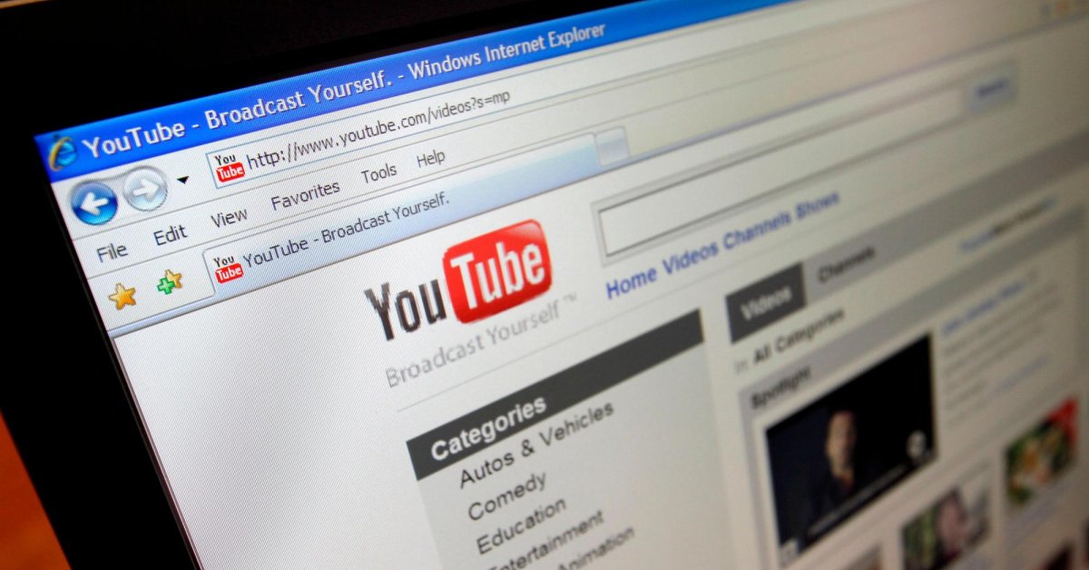 YouTube Did Try To Kill Internet Explorer 6