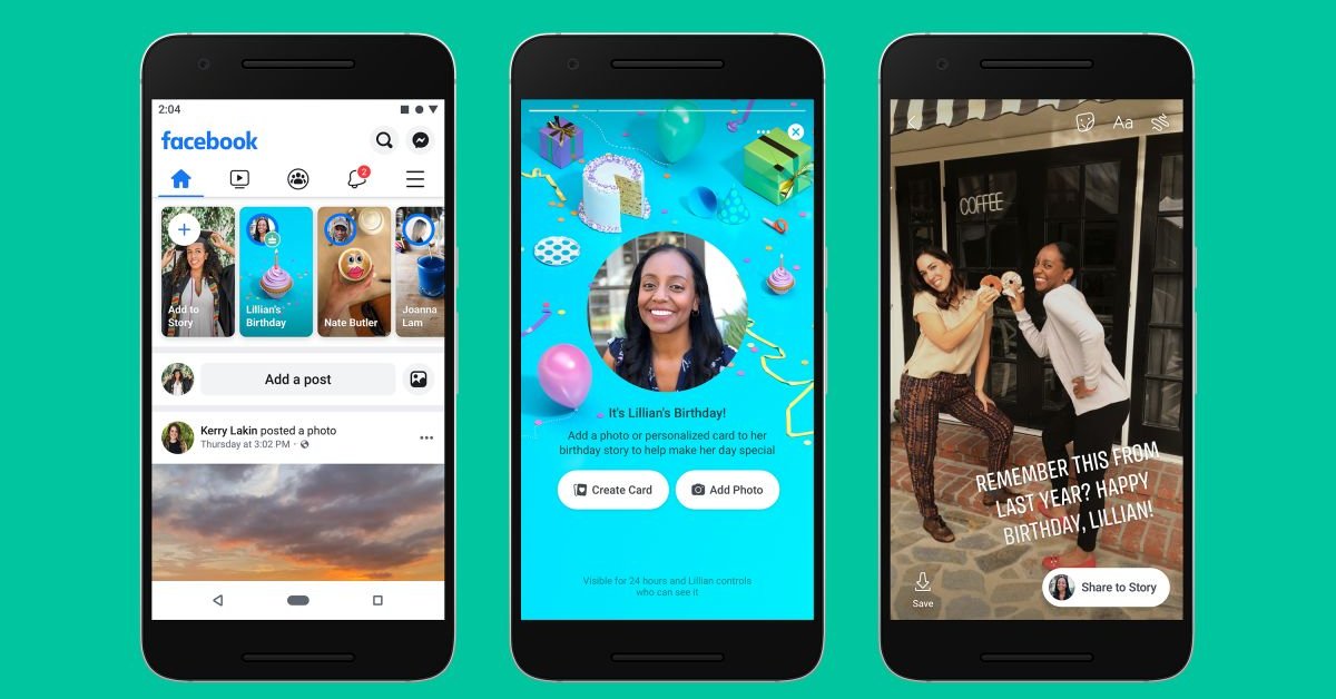 Facebook Puts Digital Birthday Cards Into The Stories Feature