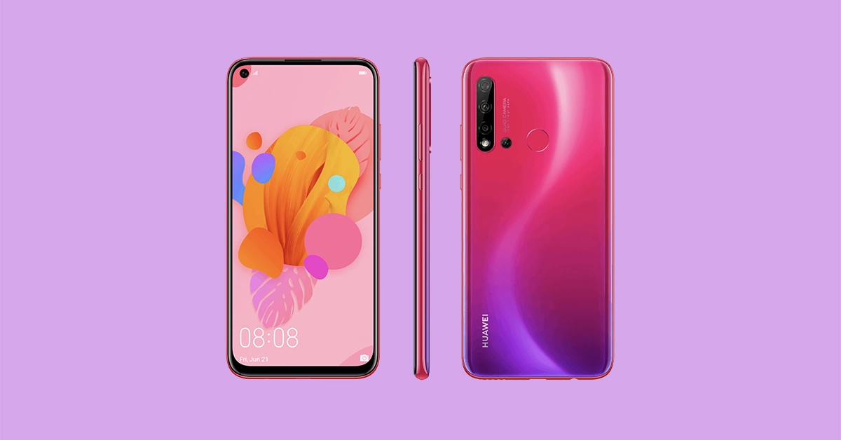 Huawei P20 Lite 2019 Leaked With Punch-Hole Display & Four Cameras