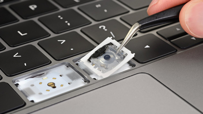 Teardown Showing Apple's Latest Effort To Improve The Keyboard On MacBook Pro