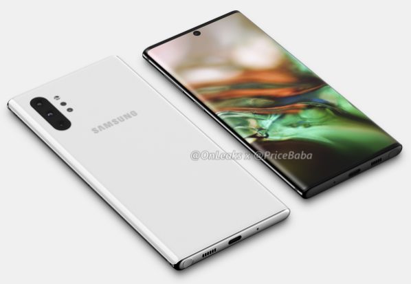 Samsung Galaxy Note 10 Pro Renders Show Four Rear Cameras And A Similar Design
