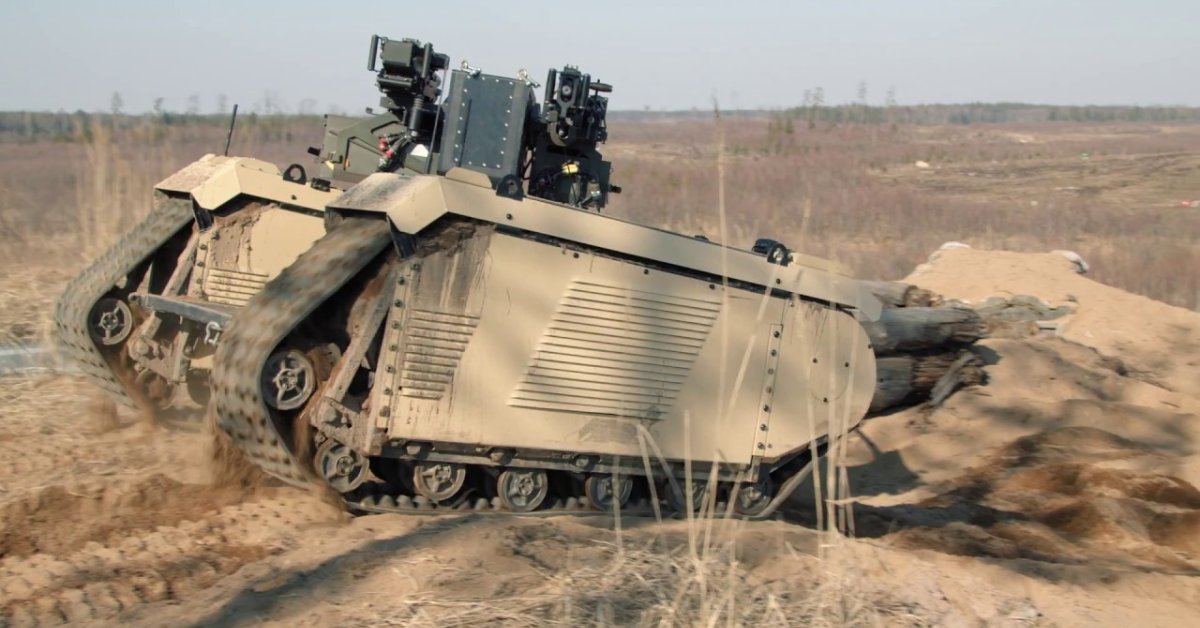 This Robot May Be Another Version Of The Robotic Tank In "Terminator 3"