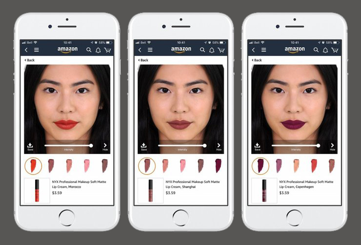 New “Live Mode” On Amazon Lets Users Try On Make Up Products Before Purchasing Them