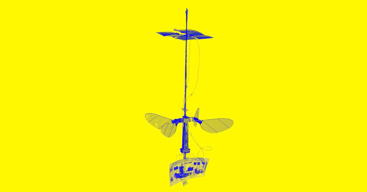 Minuscule RoboBee X-Wing Can Fly Using Solar Energy