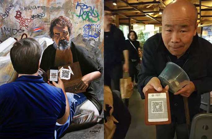 No Tin Cans As Chinese Beggars Now Accept QR Code Mobile Payments ...