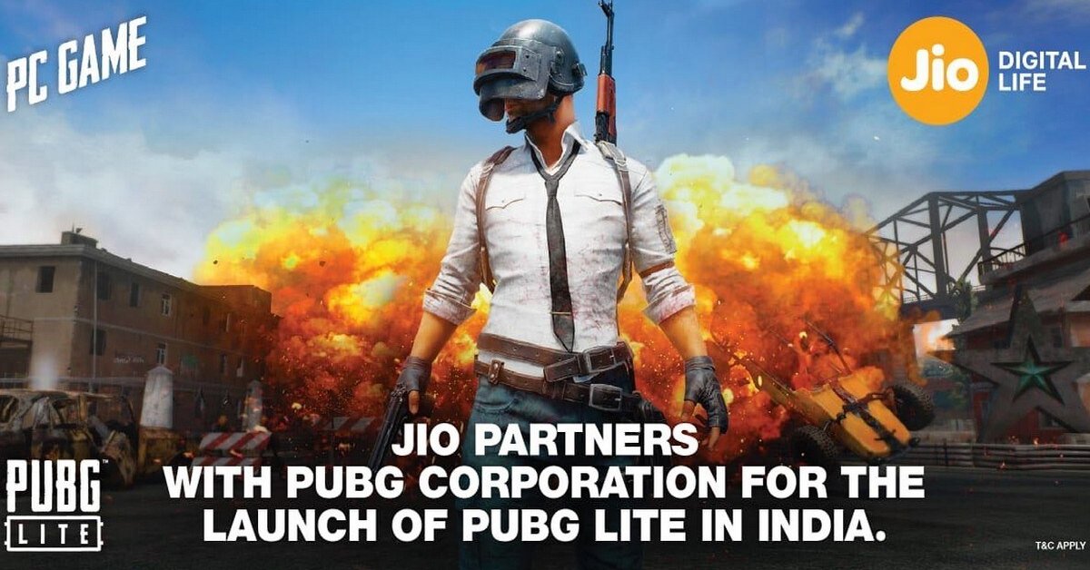 Jio Collaborated With PUBG Lite To Offer Exclusive Rewards To Its Subscribers
