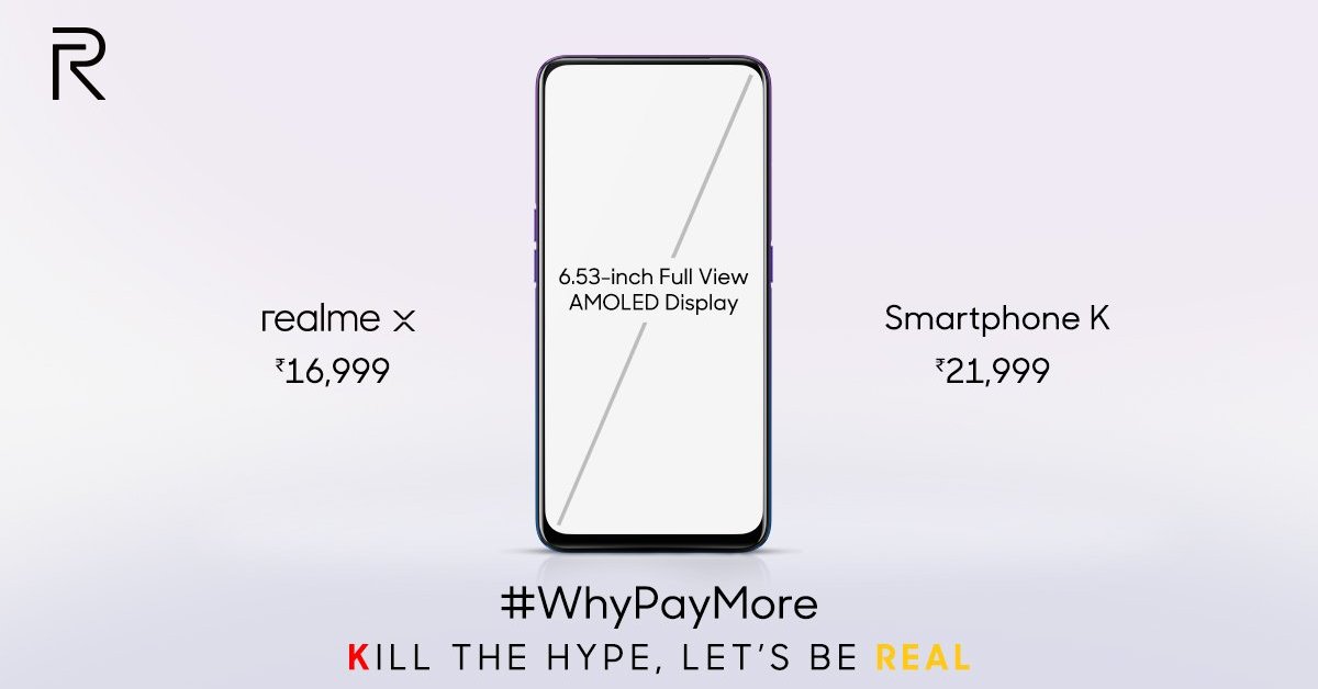 Realme Again Took A Jab At Xiaomi As Expected; Redmi K20 Is The Target
