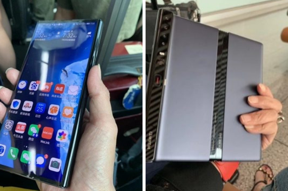 Huawei Mate X’s New Design Leaked In Hands-On Photos