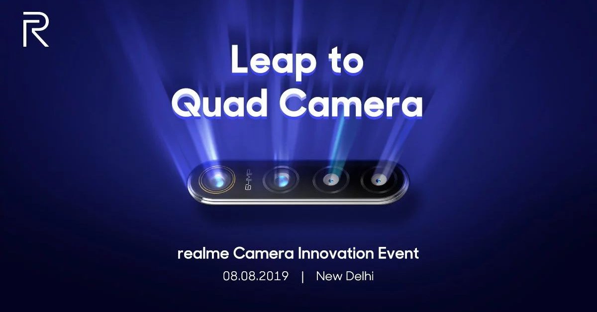 Realme 64MP Quad Camera Smartphone Confirmed To Launch On August 15
