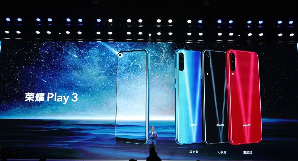 Honor Play 3 & Honor 20S Go Official With Triple Rear Cameras
