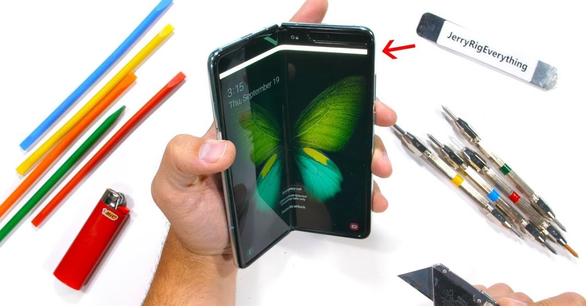 Samsung Galaxy Fold Durability Test Shows A Strong Hinge But A Fragile Screen