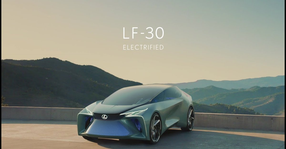 Lexus Unveils Electric Vehicle, Supporting Drone And Artificial