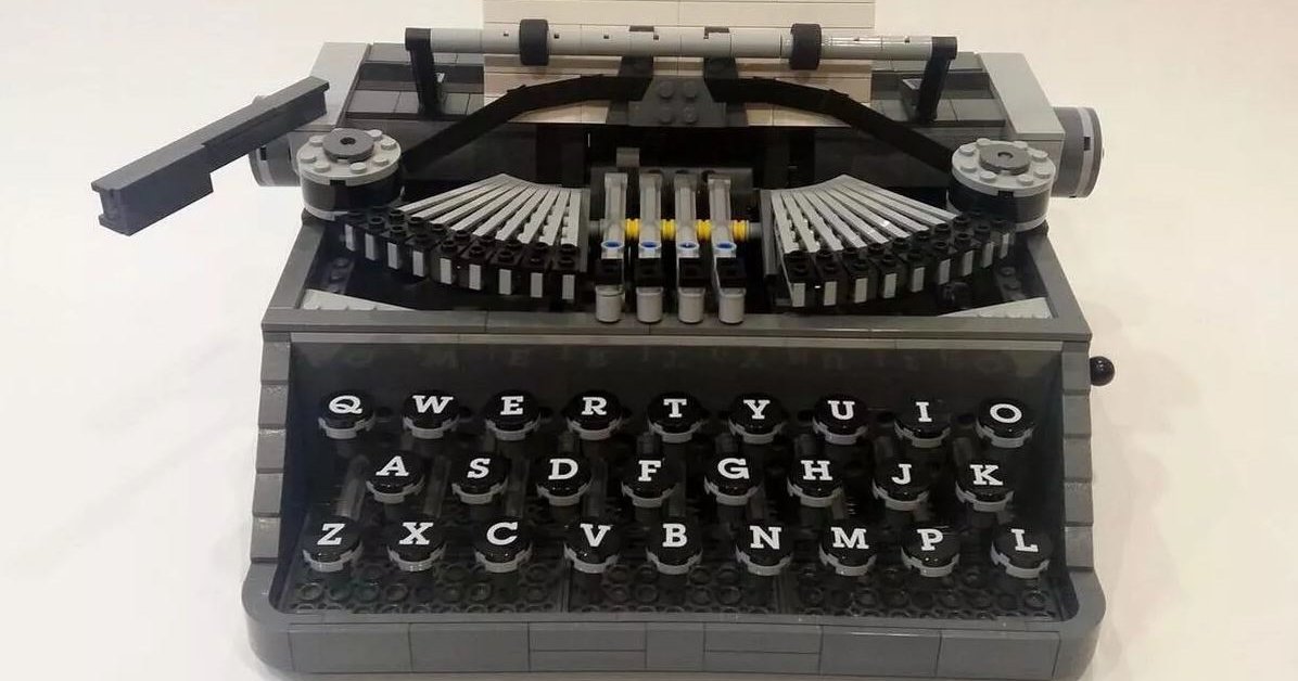 You Can Actually Type On This Lego Typewriter