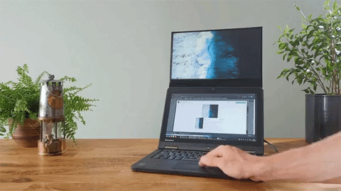 This YouTuber Created A Dual-Screen Laptop - MobyGeek.com