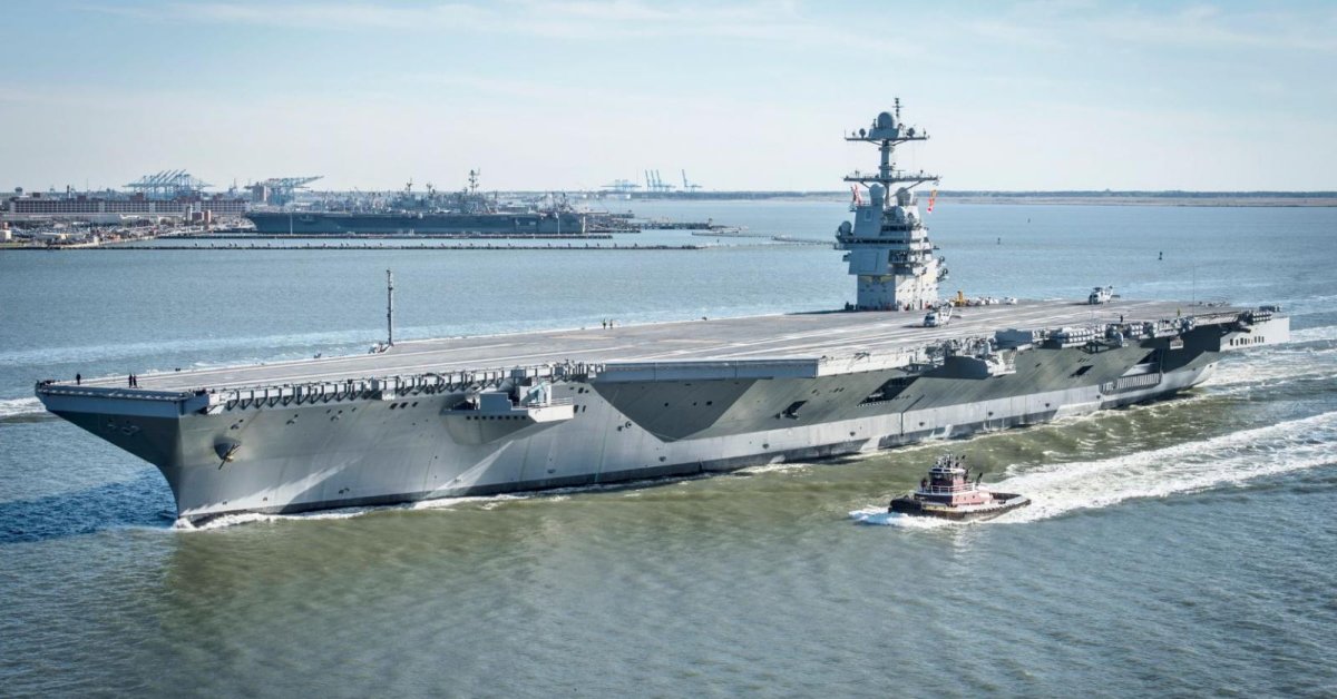 This $13 Billion Aircraft Carrier Was Designed With 3D Models, Using AR Technology