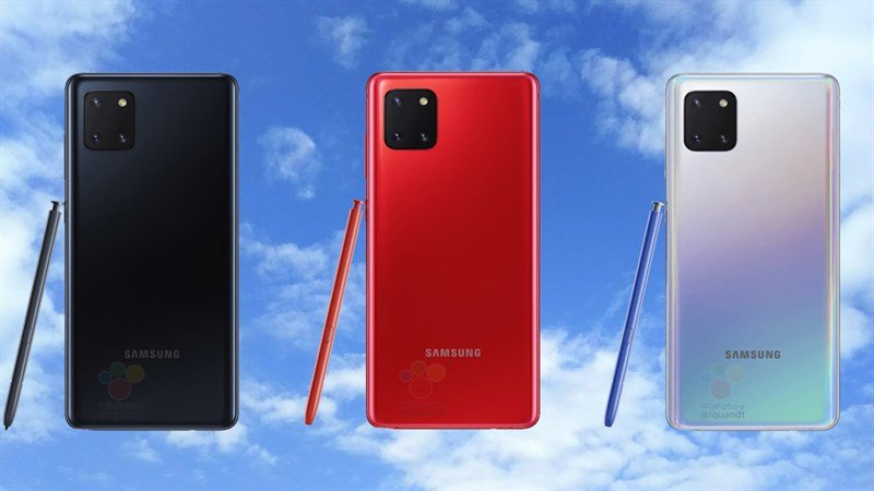 Press Renders Show Galaxy Note 10 Lite In Three Color