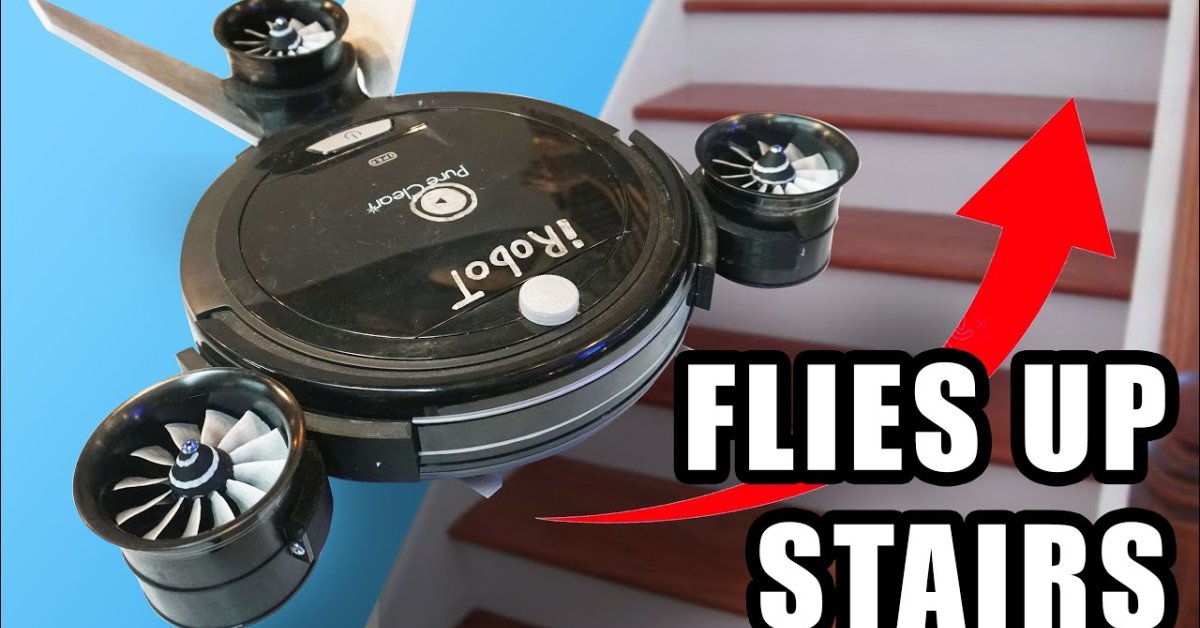 What's Cooler Than Turning Robotic Vacuum Cleaner Into A Drone?