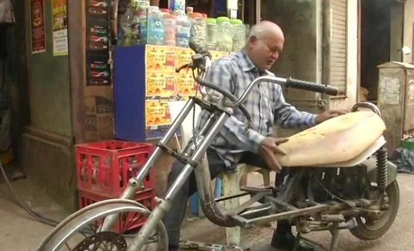 Specially-Abled Man From Gujarat Uses Waste Material To Make E-Bikes