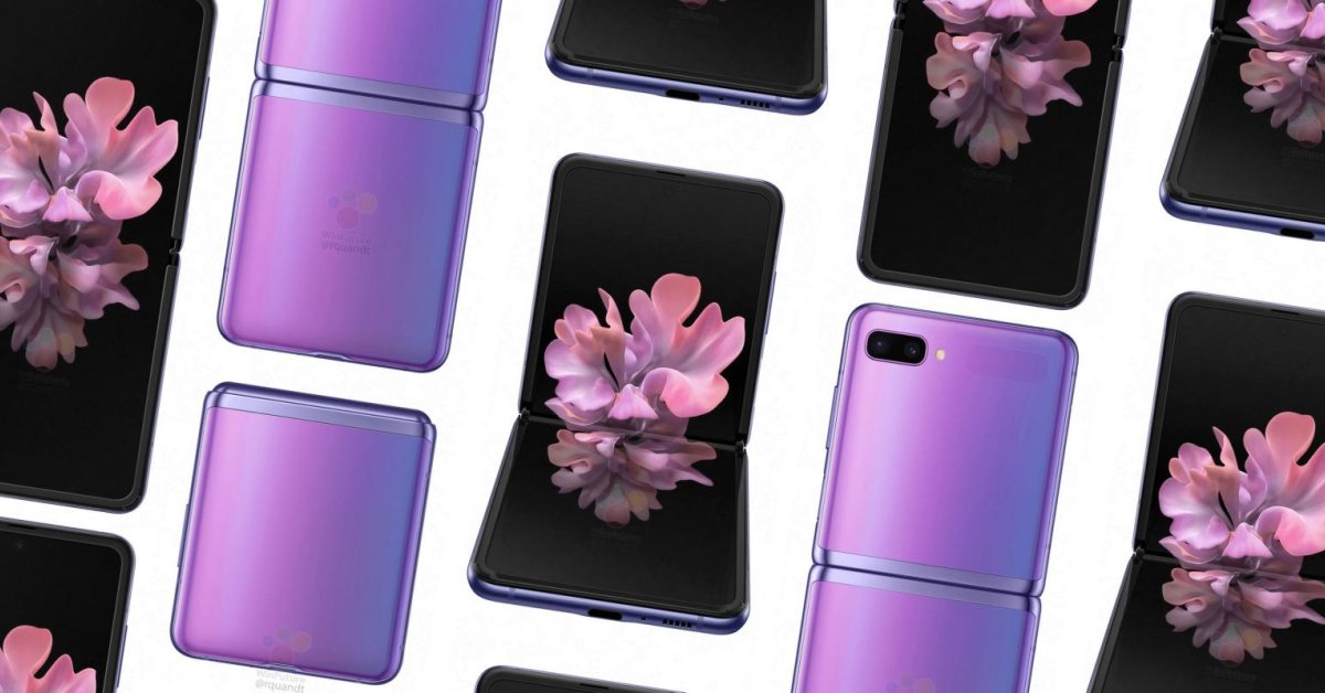 Samsung Galaxy Z Flip Official Renders Leaked; To Be Priced At Rs. 1,17,000