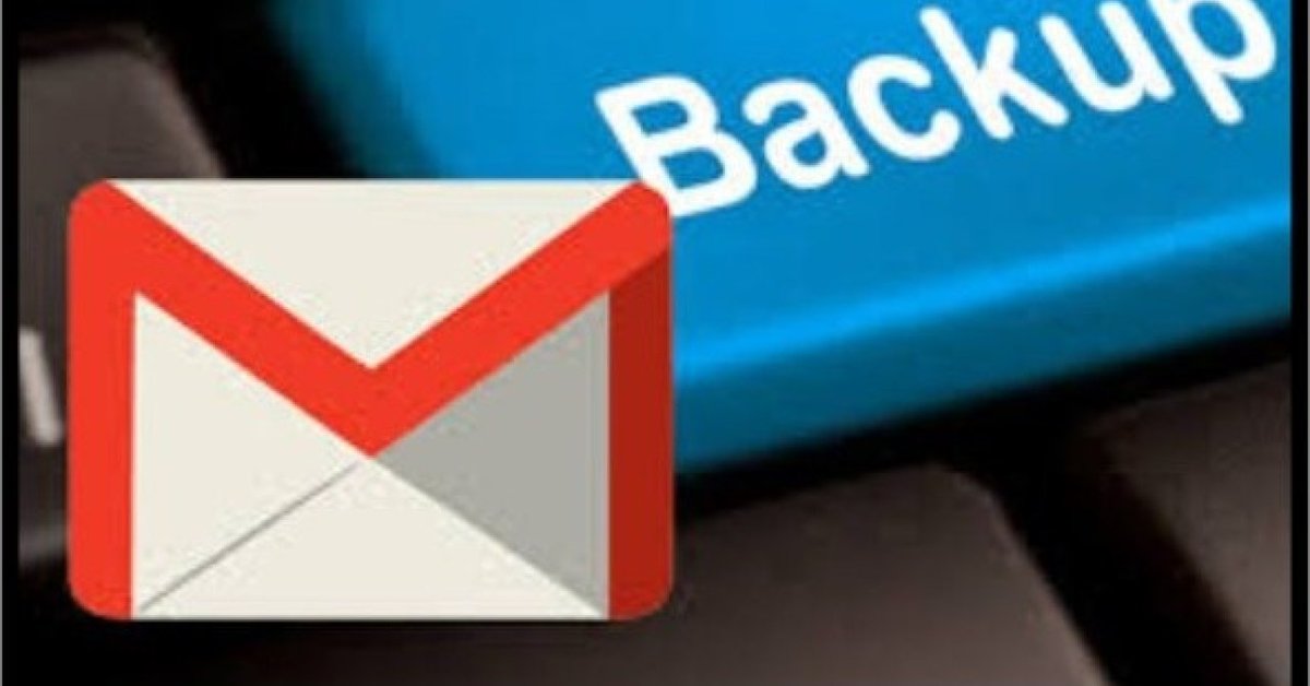 backup gmail on iphone