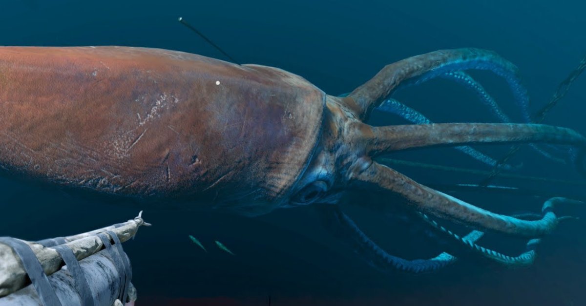 scientists-found-a-giant-squid-deep-down-the-ocean-mobygeek