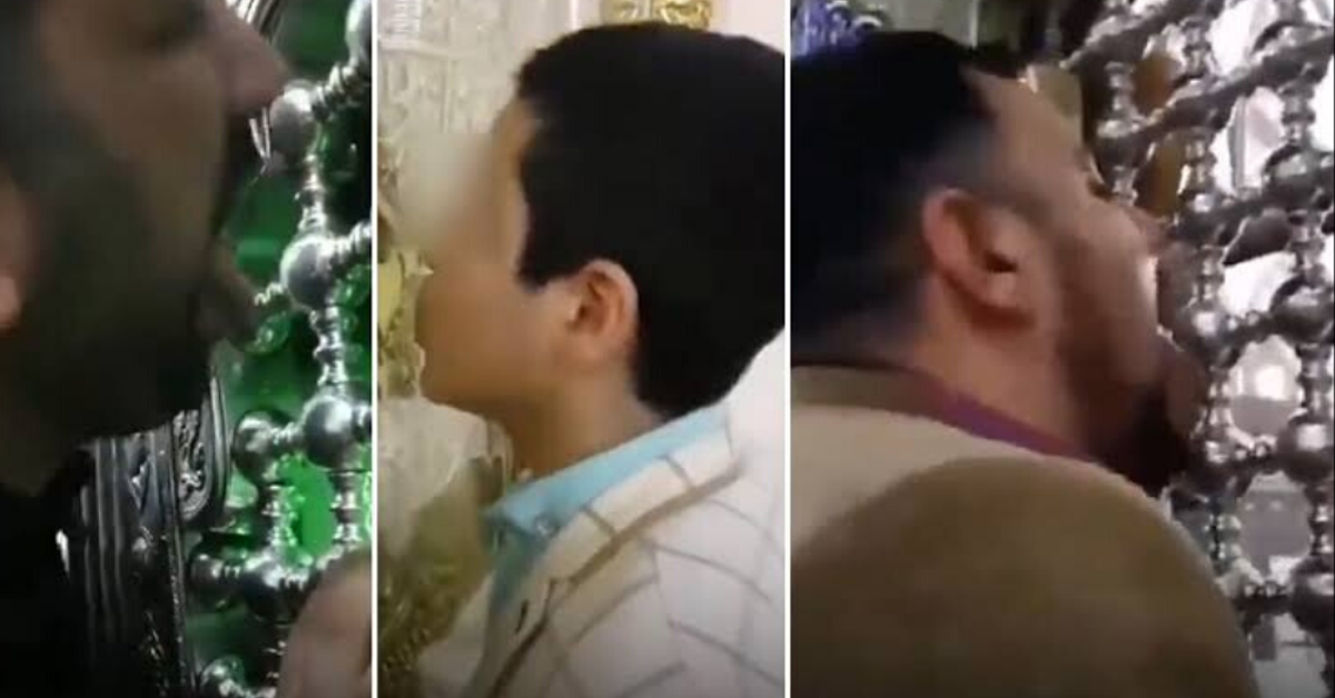 Iranians Caught Licking Shrines Despite The Severity Of Coronavirus Outbreak