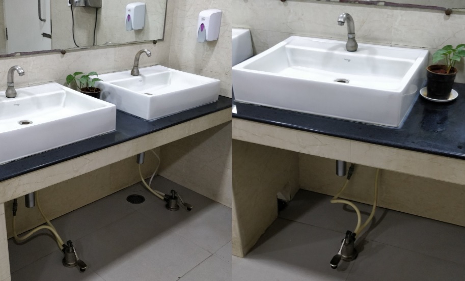 This Foot-Operated Faucet Can Prevent The Transfer Of Germs And Save Water