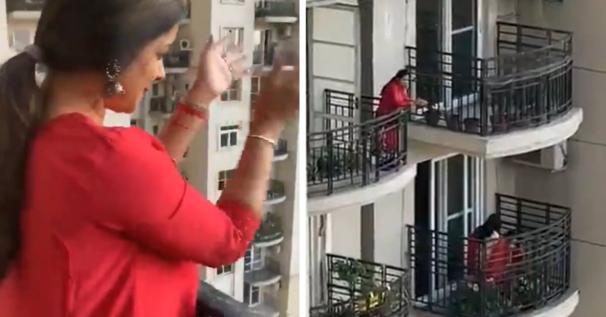Residents Of Gurugram Sang Gayatri Maha Mantra From Their Balconies To Lift The Spirit Amid COVID-19 Outbreak