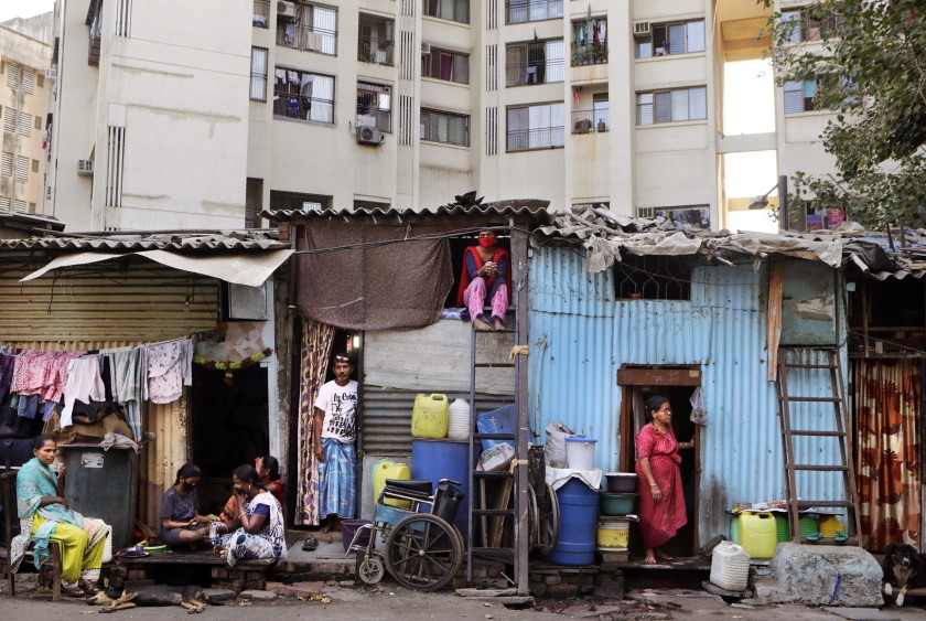 Slum Dwellers Struggle To Maintain Social Distance Amid India Lockdown