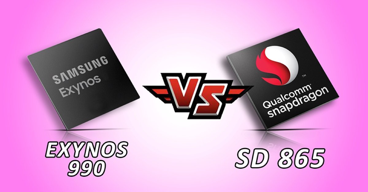 samsung s20 plus exynos 990 vs snapdragon 865