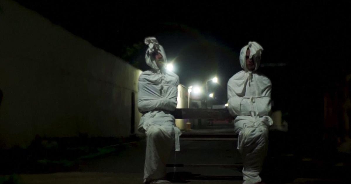 Ghosts Are Roaming The Street To Make People Stay Inside During The CO.VID-19 Pandemic But They Seem To Like It