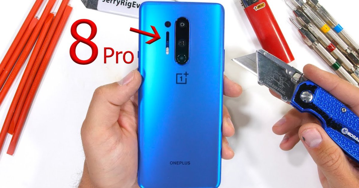 OnePlus 8 Pro Comes Out Pretty Great In JerryRigEverything's Durability Test