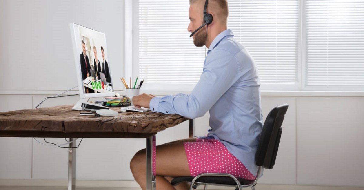 47% People Don't Put On Their Pants While Working From Home - MobyGeek.com