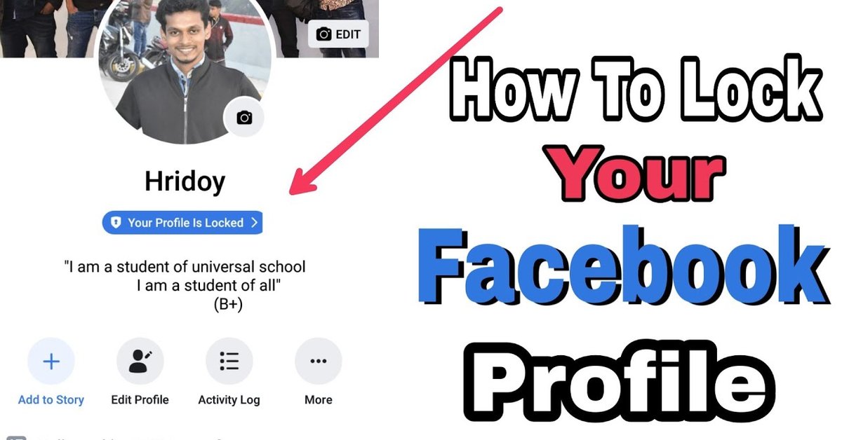 why my facebook does not have lock profile option