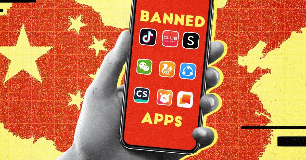 618 China app. Zap application in China. Ban app