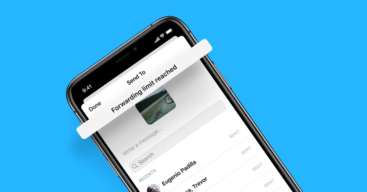 You Can Now Forward A Facebook Message To 5 People At A Time Only