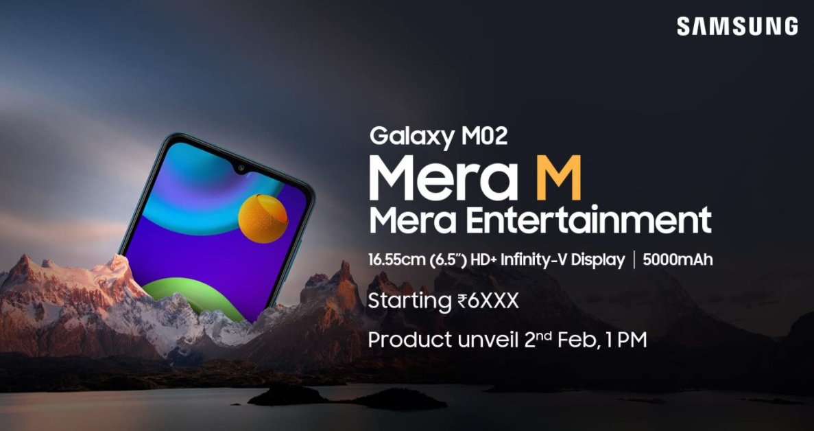 Samsung Galaxy M02 India Launch Revealed, Key Specs Teased On Amazon