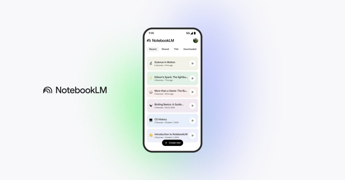 NotebookLM Mobile App: Enterprise AI Capabilities Now Available on iOS and Android