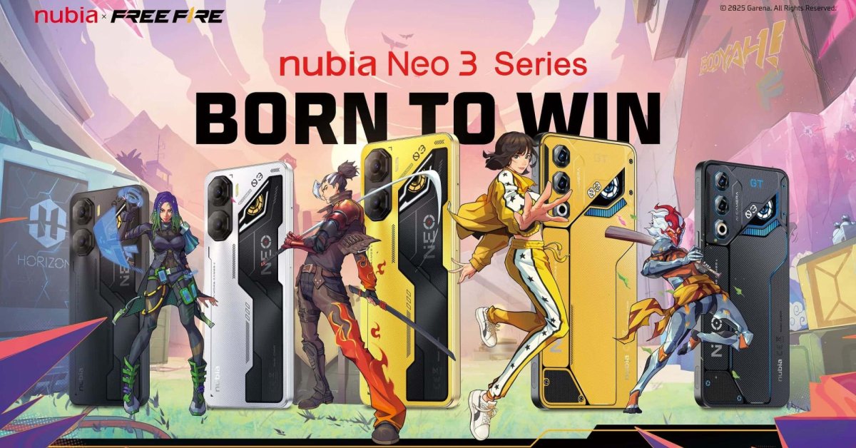 Nubia Neo 3 Series Becomes Official Free Fire Gaming Smartphone Partnership